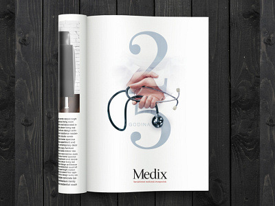 medix oglas advertising branding illustration typography