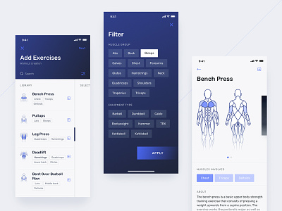 Create Workout Flow fitness gym mobile product design sport tracker ui ux workout workout tracker