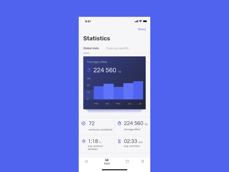 Kenko Plans Library Transitions product design gym fitness workout tracker tracker workout mobile ux ui