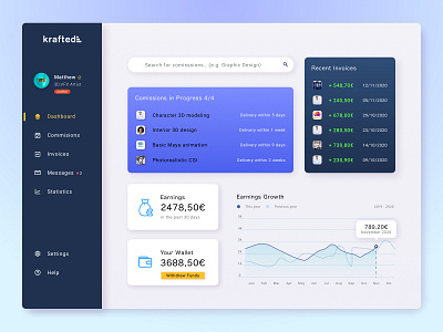 Krafted design ui ux web