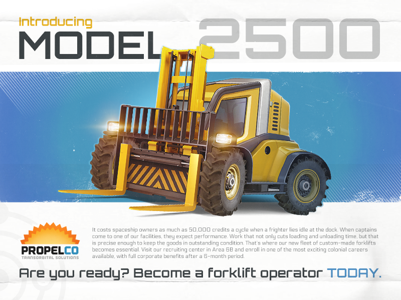 Become A Forklift Operator Today By Alex Monge On Dribbble