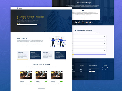 Business Solutions- Landing Page