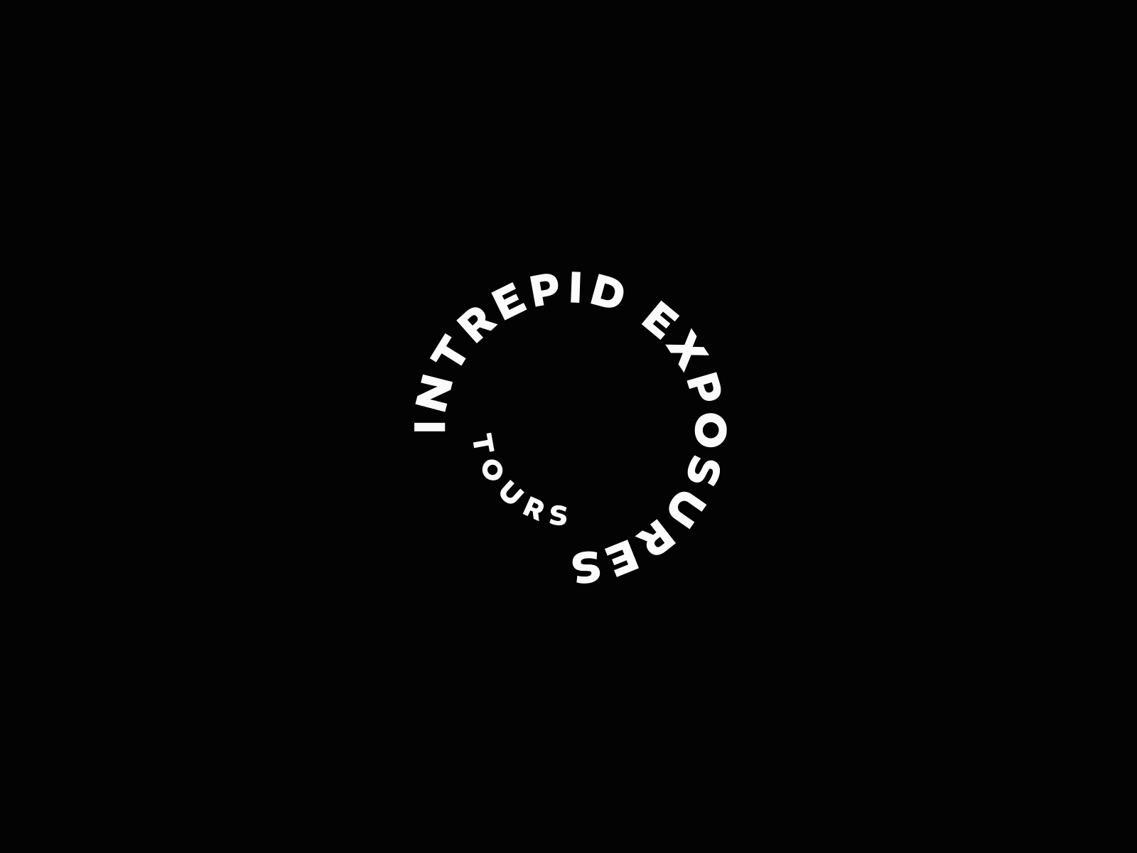 Intrepid Exposure Logo animation design kinetictype logo motion design typogaphy