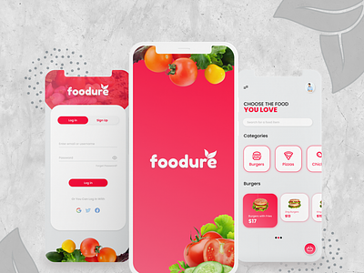 Food App Design [Concept UI Design] digitally atanu figma food app mobile app photoshop ui ui design ui designer ux ux design