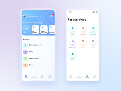 AFK System - Mobile App app design mobile app ui ux web