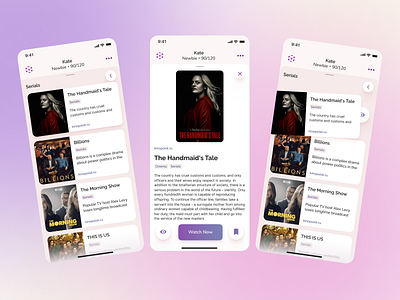 Movies app design