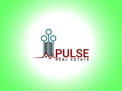 Pulse Real estate branding design flat home icon illustration logo logo design logodesign minimal pulse pulse home pulse real estate real estate realestate vector