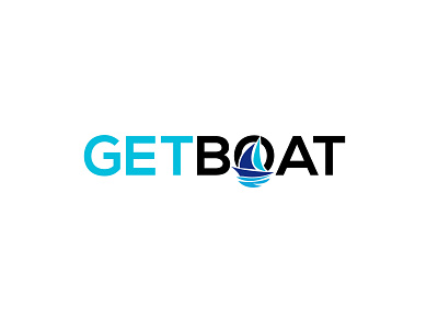 GETBOAT boat boat logo brand design brand identity branding business logo design flat graphicdesign illustration logo logo design logodesign logomark minimal monogram logo ship logo shipping typography vector