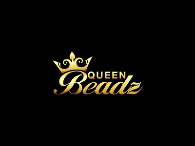 Queen Beadz branding design flat illustration logo logo design logodesign minimal typography vector