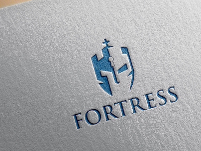 Fortress branding design flat illustration logo logo design logodesign minimal typography vector