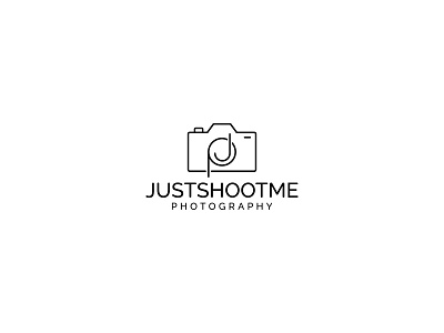 Justshootme Photography branding design flat illustration justshootme photography logo logo design logodesign minimal photography typography vector