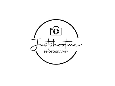 Justshootme Photography branding camera design fiverr flat freelancer illustration justshootme photography logo logo design logodesign minimal photography vector