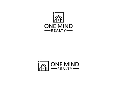 One Mind Realty brand branding design flat illustration logo logo design logodesign minimal typography vector