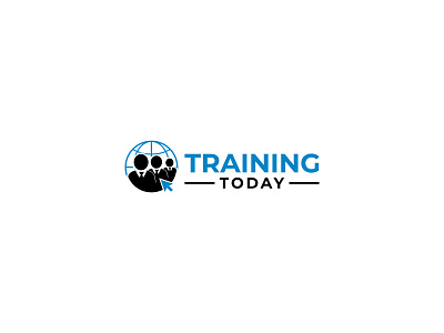 Training today branding design flat illustration logo logo design logodesign logodesigner minimal training today typography vector