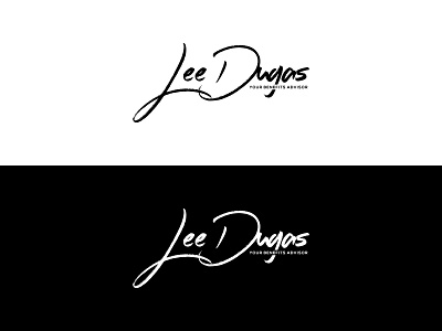 Lee Dugas branding design illustration lee dugas lee dugas logo logo design logodesign minimal signature signature logo typography vector