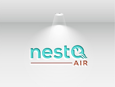 nestQ air branding design illustration logo logo design logodesign minimal nestq nestq nestq air nestq air vector