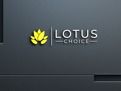 Lotus Choice branding design flat illustration logo logo design logodesign lotus choice lotus choice lotus logo minimal vector