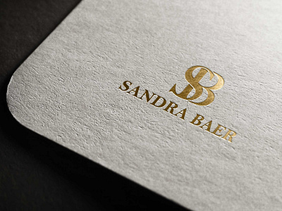 Sandra Baer branding design illustration logo logo design logodesign minimal sandra baer sandra baer sb logo typography vector