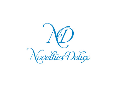 Novelties Delux branding design flat illustration logo logo design logodesign minimal novelties delux novelties delux typography vector