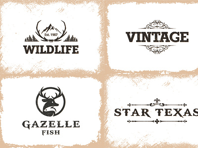 Vintage and Retro logo design