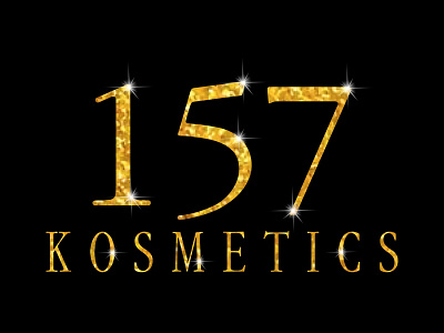 157 KOSMETICS 157 kosmetics 3d animation branding design glitter graphic design illustration logo logo design logodesign motion graphics typography ui ux vector