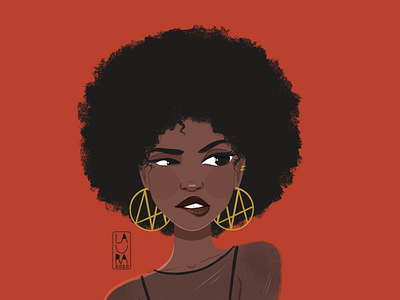 Afro girl