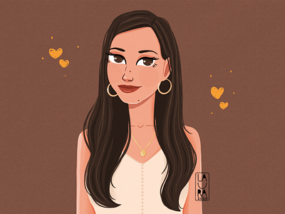 Valentina digitalart dribbble dribbbleshot girl girlportrait illustration illustrator