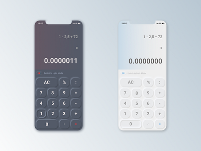 Calculator design for mobile