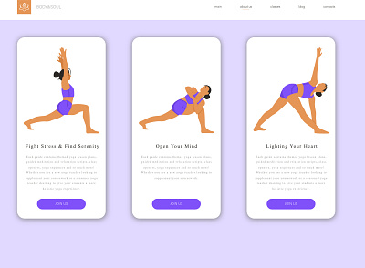 yoga website 2d 2dillustration art design designer flat illustration illustration vector web webdesign website design yoga