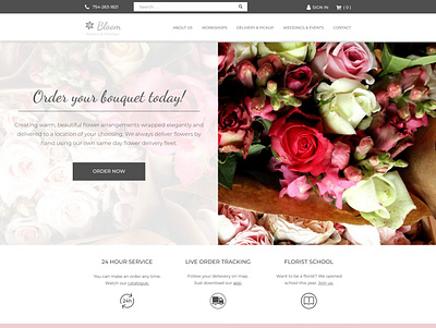 Flower shop designer flower shop web web design webdesign website