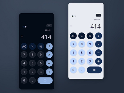 Calculator UI app design graphic design illustration ui ux vector