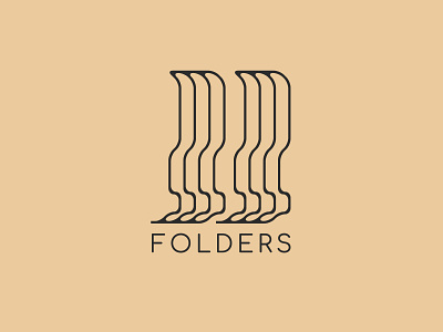 FOLDERS design logo typography