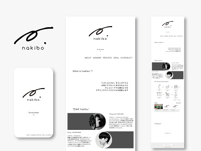 nakibo.design｜Web site branding design flat graphic design illustration illustrator logo ui web webdesign