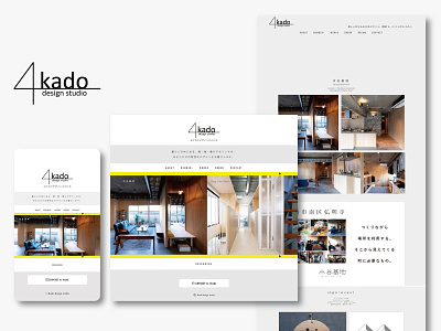 4kado design studio｜Website branding design graphic design illustration logo ui web webdesign website