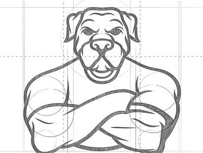 Logo Creation [Big Dog Movers] big dog brand development branding concept design illustration illustrator sketch vector