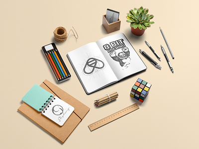 Workspace Essentials art artist artistic clean creative creative agency design drawers graphic graphic design illustrations illustrator minimalist monochromatic simple sketcher workspace