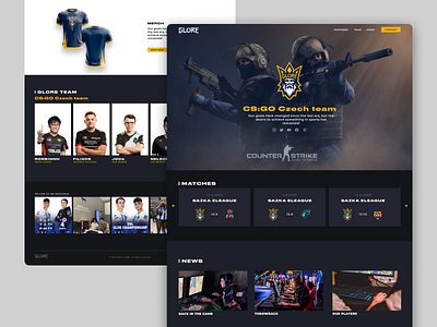 eSport websites concept app branding design illustration minimal typography ux vector web website