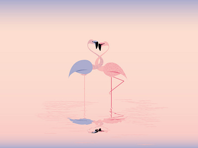 Flamingo bachelor birds book binding degree project editorial design flamingo illustration paradise peach print thesis