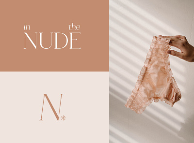 In the Nude: Lingerie for All brand design branding branding project design fashion brand graphic design lingerie brand logo luxury branding minimal passion project typography vector