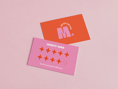 Mu! Ice Cream Loyalty Card