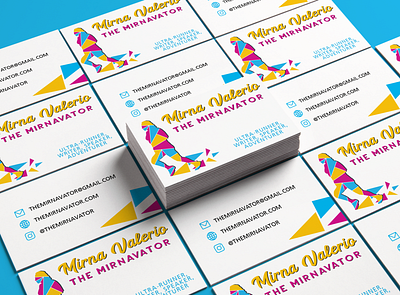 The Mirnavator | Business Card athlete branding branding business card design print design