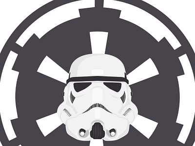 Stormtrooper | Vector Illustration badge design illustration illustrator vector illustration