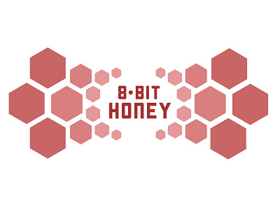 Honey Logo Design brand design graphic graphic design illustrator logo logo design monochromatic monochrome pattern pattern design typeface typography