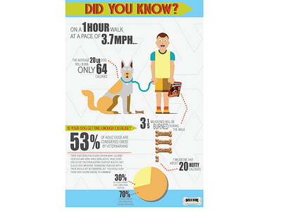 Milkbone Infographic character colorful geometric graphic design illustration illustrator infographic simplicity