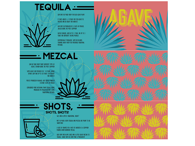 Agave Informational Brochure agave bold color brochure design brochure layout colorful graphic design illustrator informational typeface typography