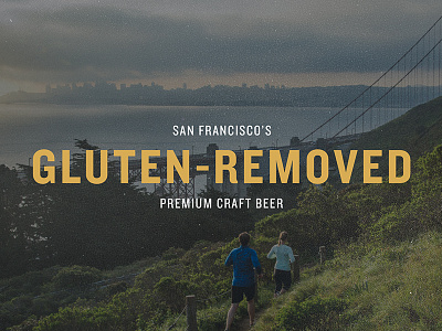 Sufferfest beer - Image concept and typography selection beer craft gluten-removed san francisco typography