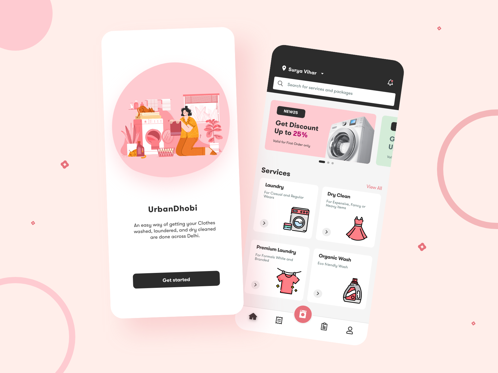 Laundry Service App Design by Ziaul Islam on Dribbble