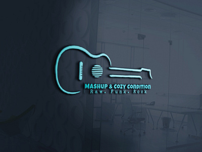 guitar logo animation app behance branding design dribbble graphicdesign illustration minimalist logo typography ui ux vector