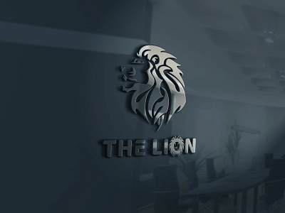 The Lion Logo behance branding branding design dribbble graphicdesign illustration logo logodesign minimalist logo typography ui uidesign ux uxdesign webdesign