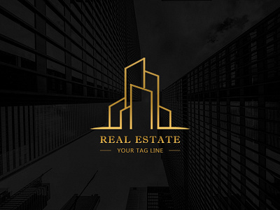 REAL ESTATE LOGO behance branding dribbble graphicdesign illustration illustrator logo typography ui uidesign ux uxdesign webdesign website website design